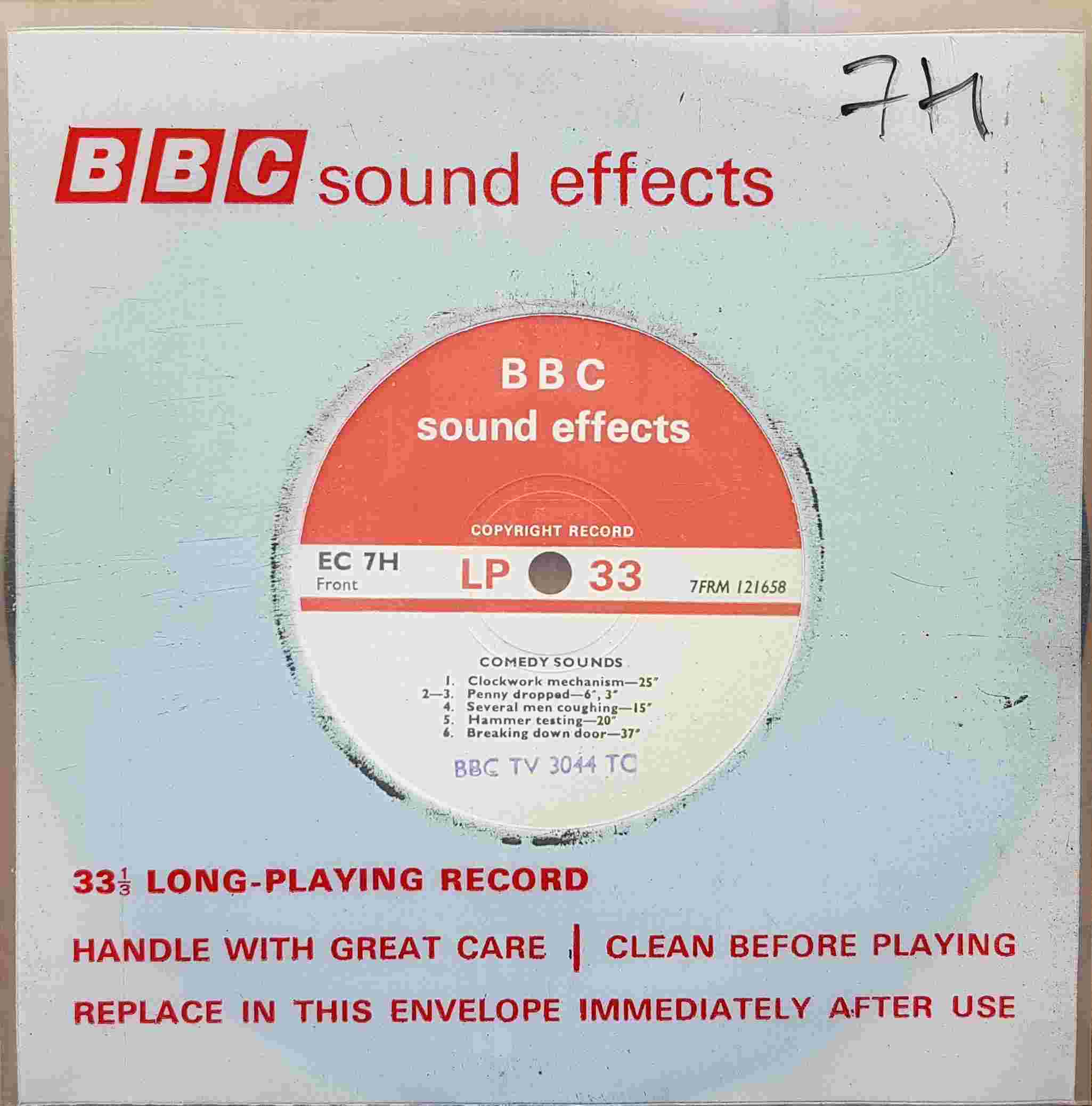 Picture of EC 7H Comedy sounds by artist Not registered from the BBC records and Tapes library